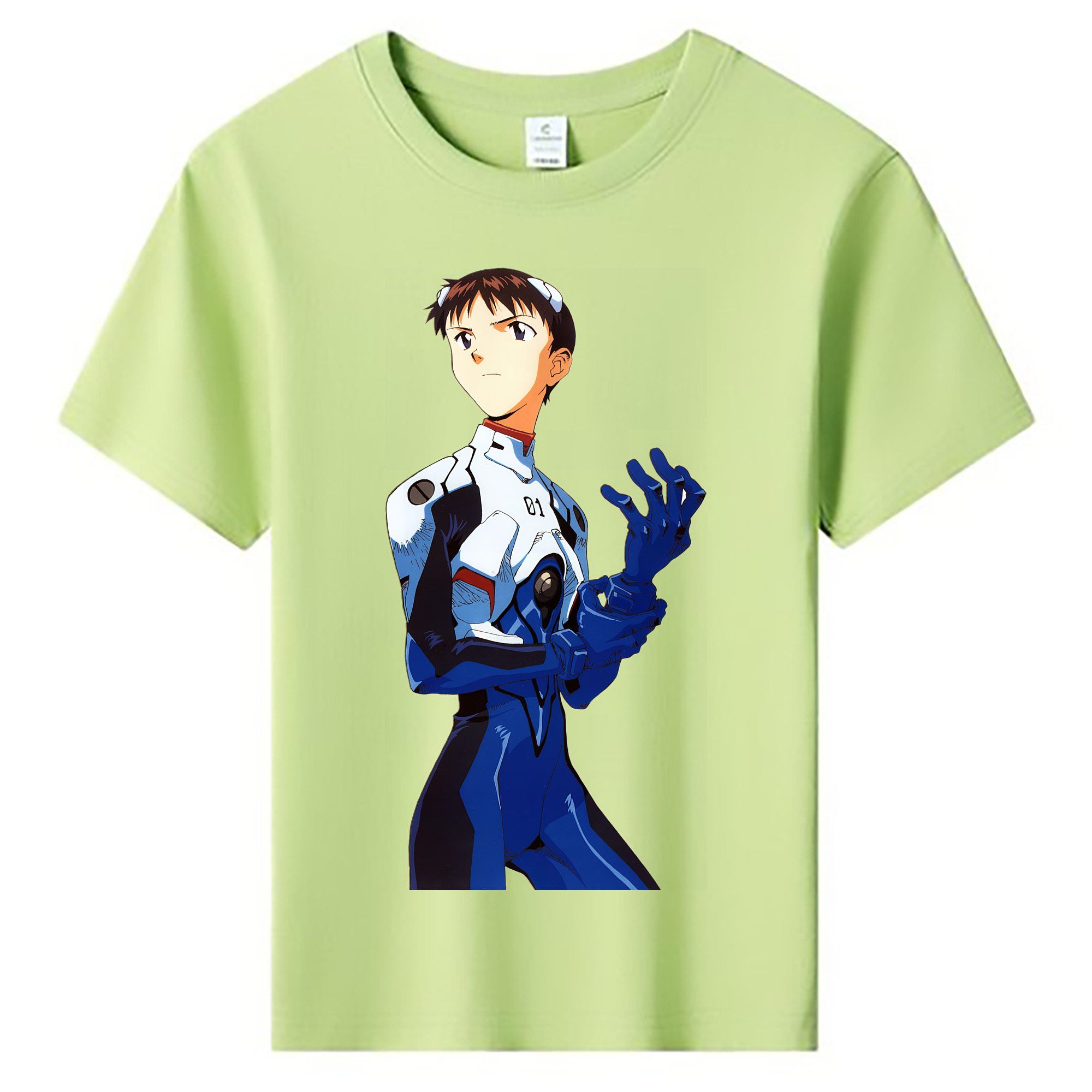 （画像用） EVA 新世紀エヴァンゲリオン 綿100％キッズTシャツ（フロントプリント）